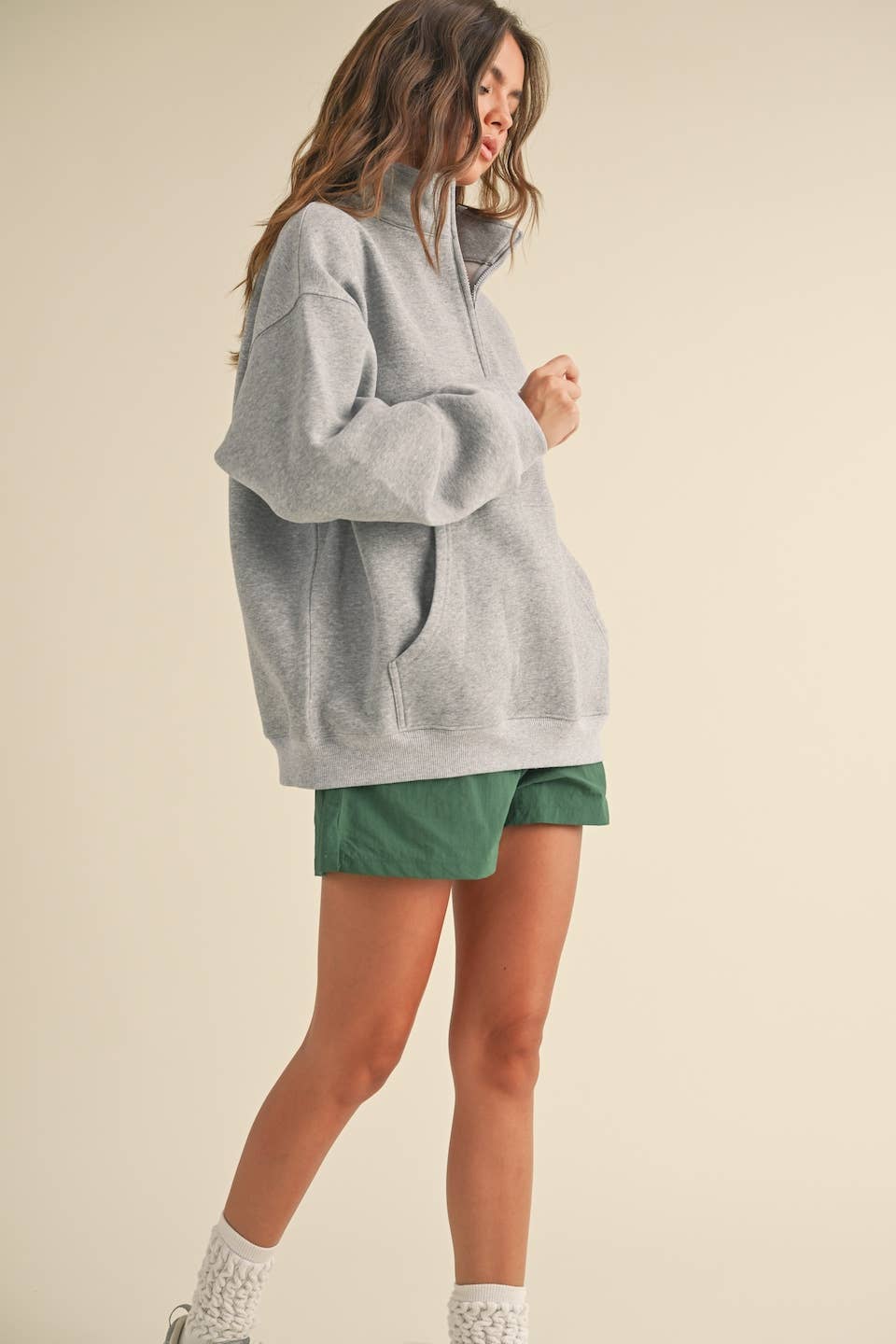 Fleece Oversized Pullover | Choose Color