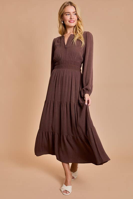 Taylor Long Sleeve Maxi Dress