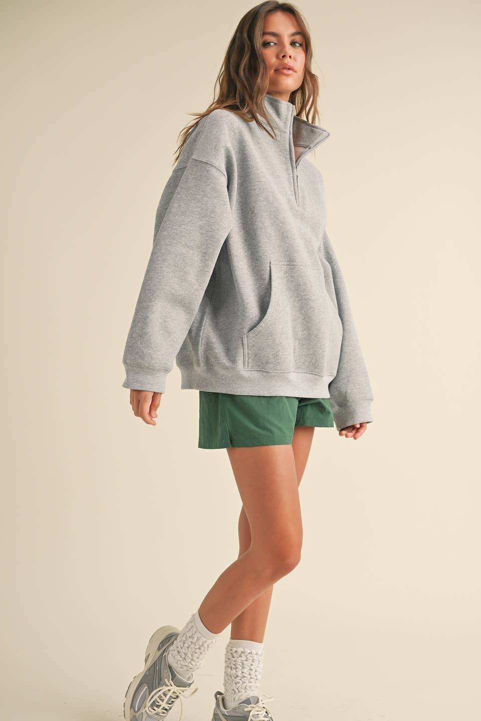 Fleece Oversized Pullover | Choose Color