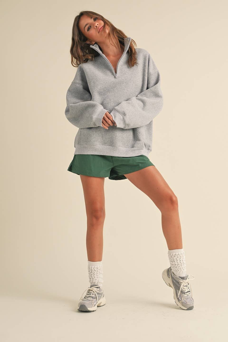 Fleece Oversized Pullover | Choose Color