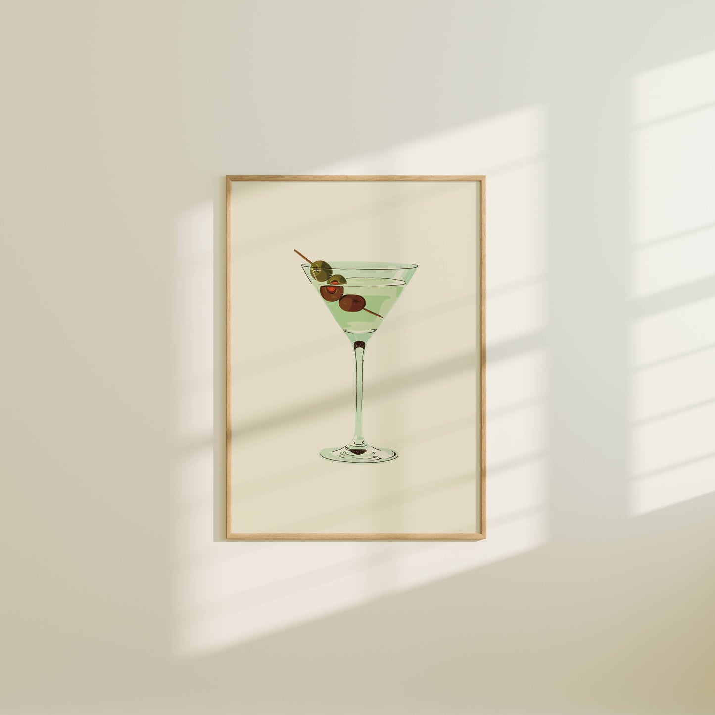 Dirty Martini Wall Art Print