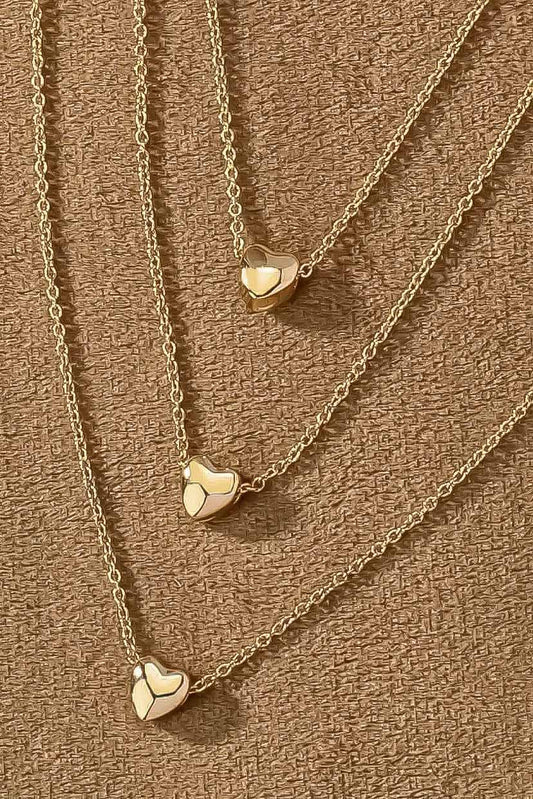 Heart Charm Necklaces | Choose Finish