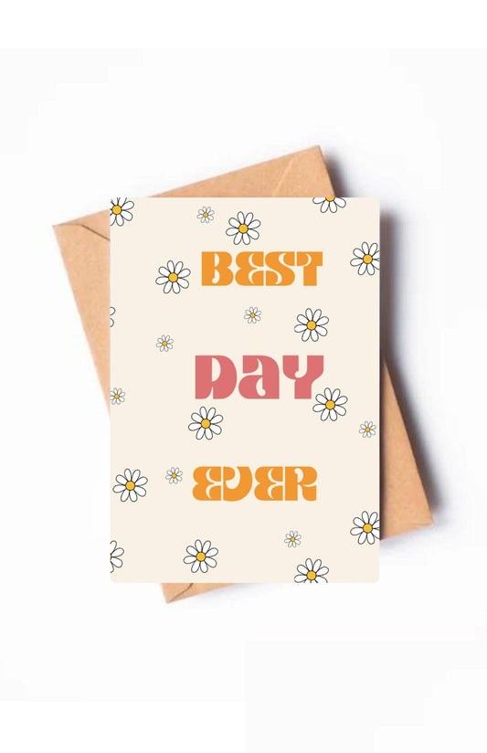 Greeting card - best day