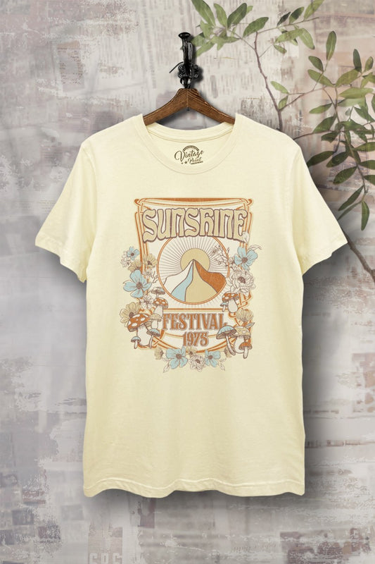 Sunshine Festival 1975 Graphic Tee | Cream