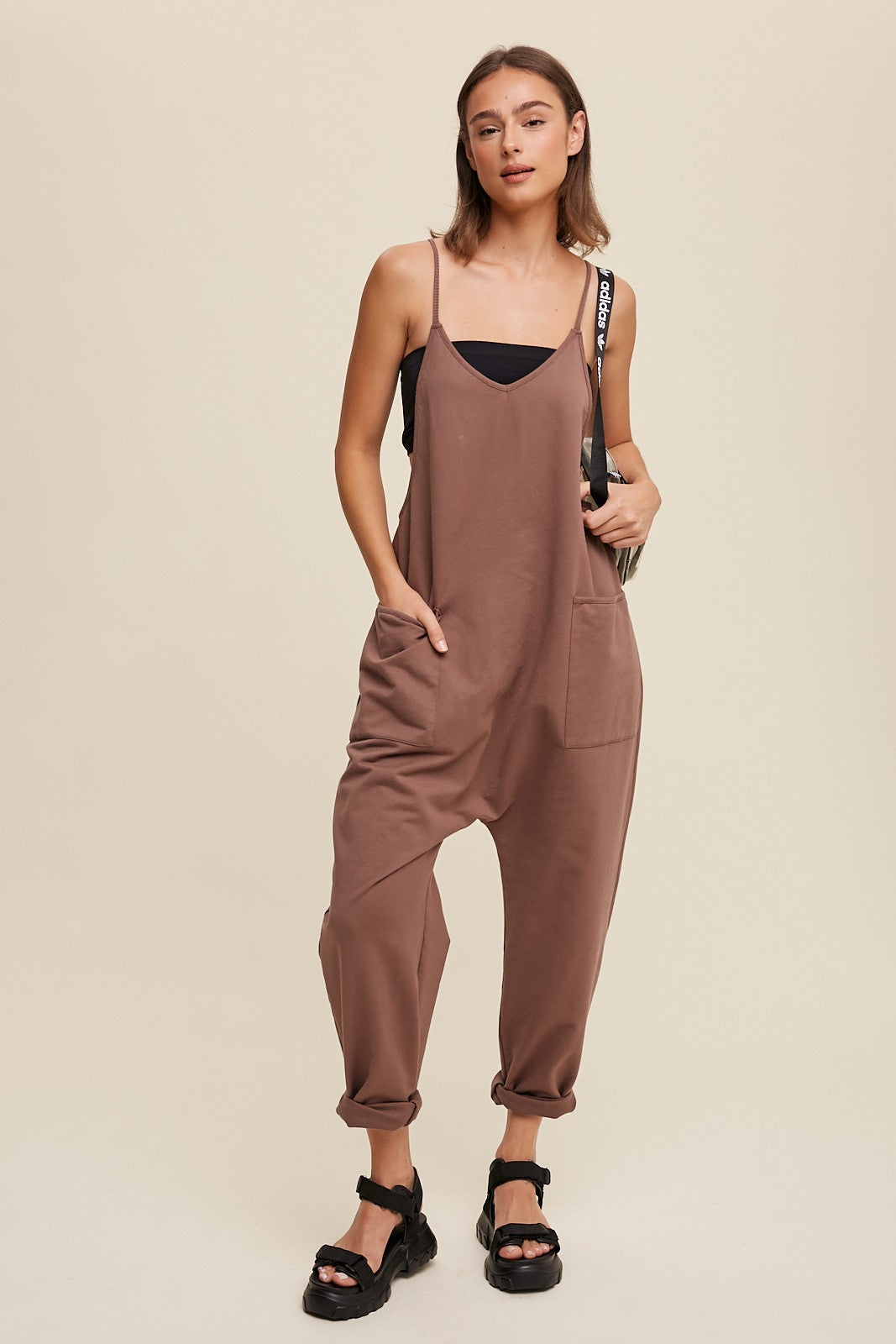 Baggy Knit Jumpsuit | Choose Color