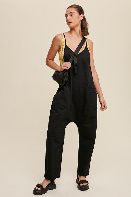 Baggy Knit Jumpsuit | Choose Color