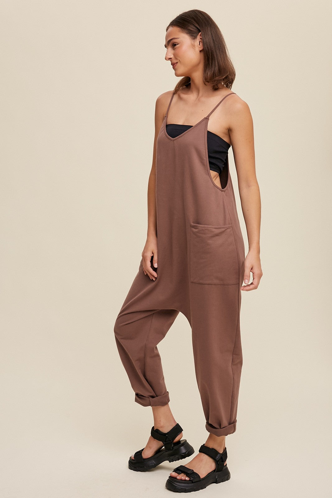 Baggy Knit Jumpsuit | Choose Color