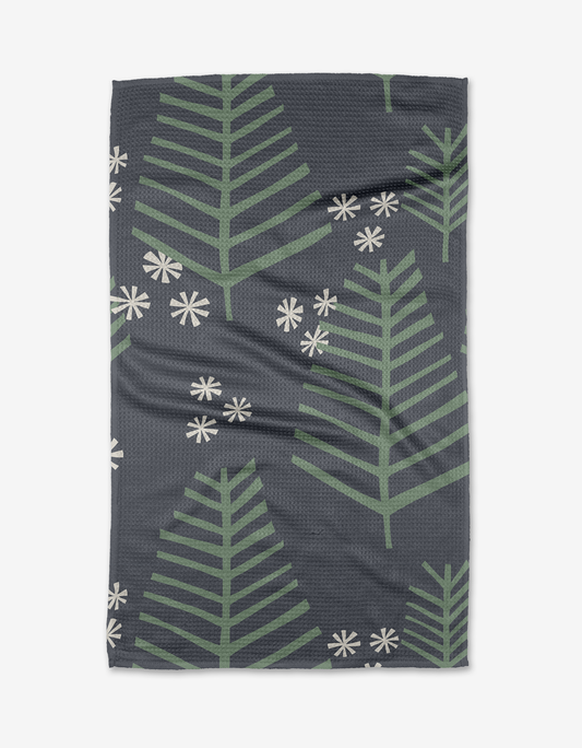 Geometry Triple Trees Tea Towel