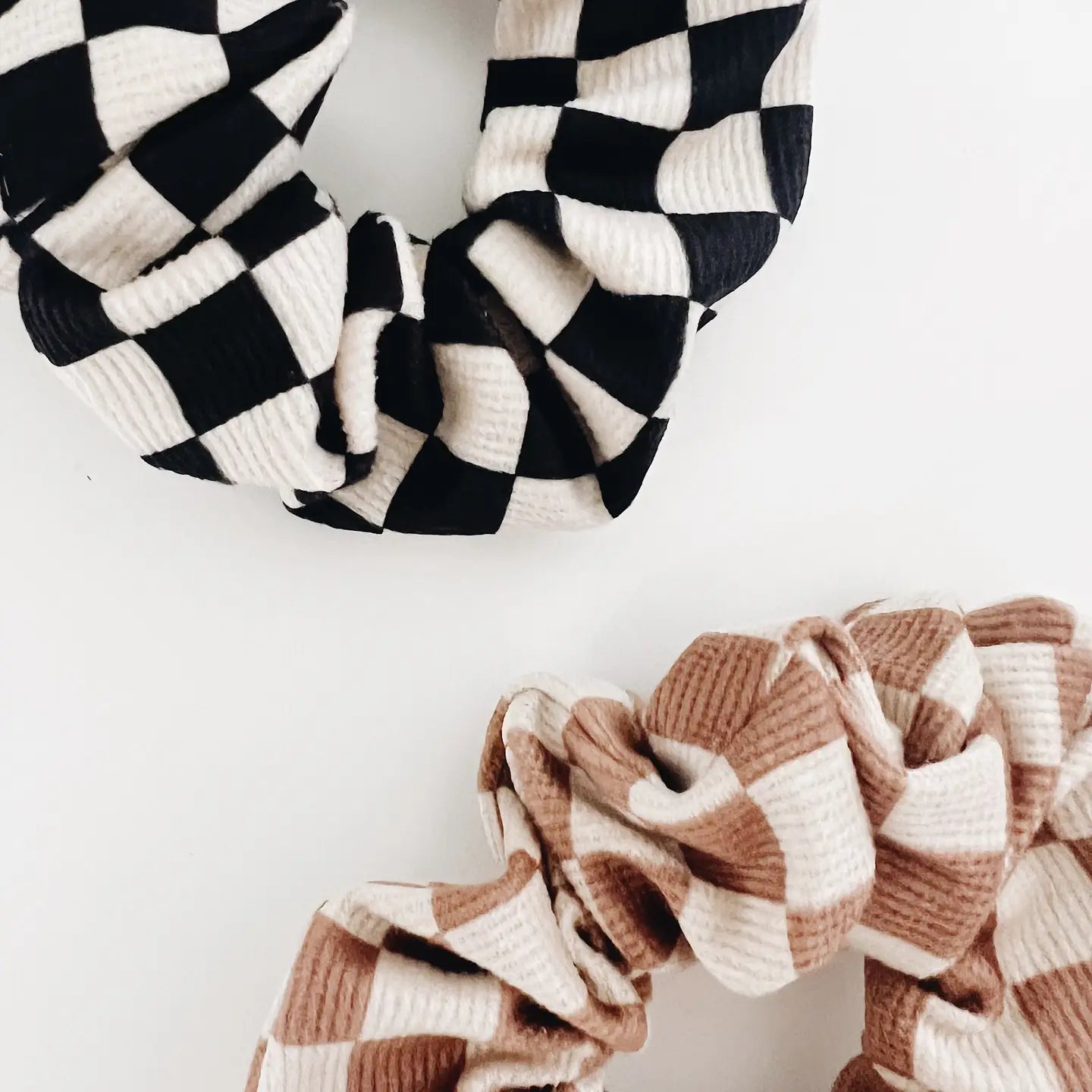 Checkered Scrunchie | Choose Color