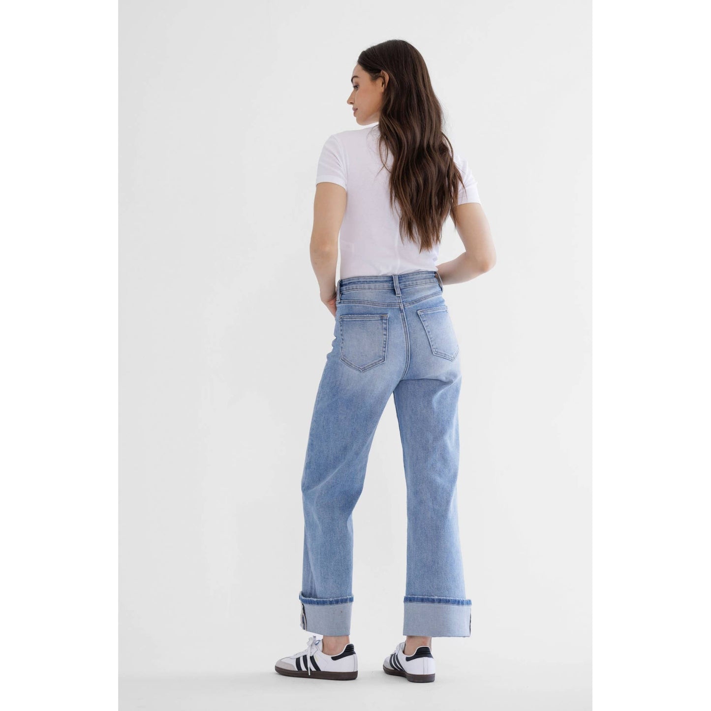 Mica Denim | Super High Wide Leg Jeans