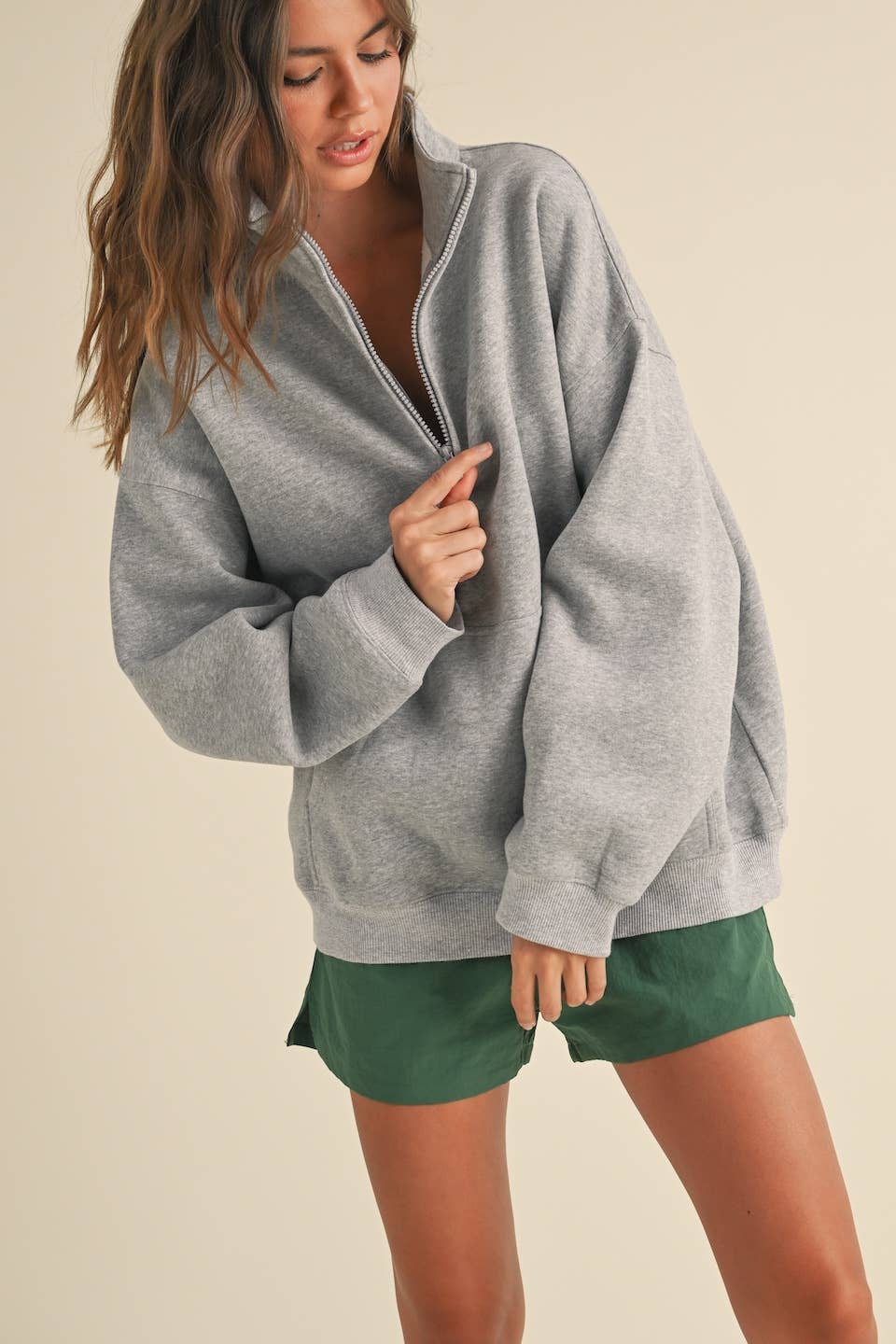 Fleece Oversized Pullover | Choose Color