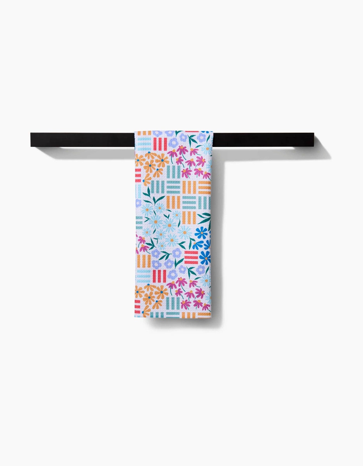 Geometry Floral Garden Tea Towel