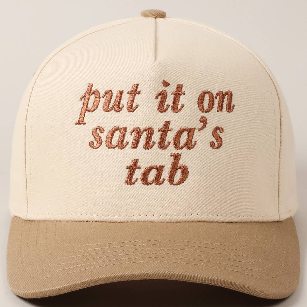 Put It On Santa's Tab Hat | Choose Color