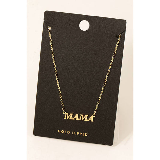 Gold Mama Necklace