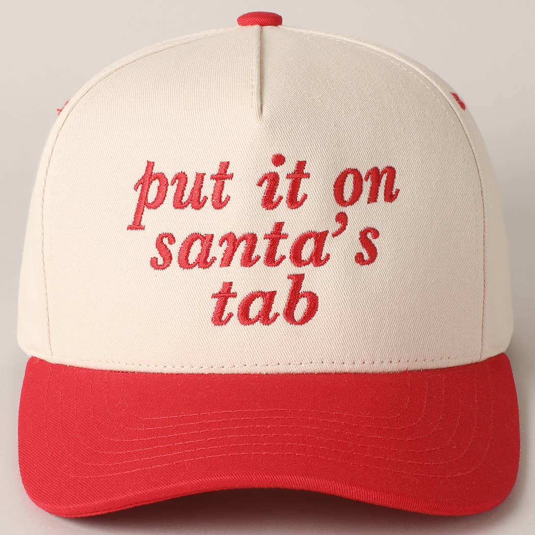 Put It On Santa's Tab Hat | Choose Color