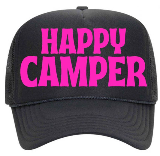 Happy Camper - Charcoal Trucker