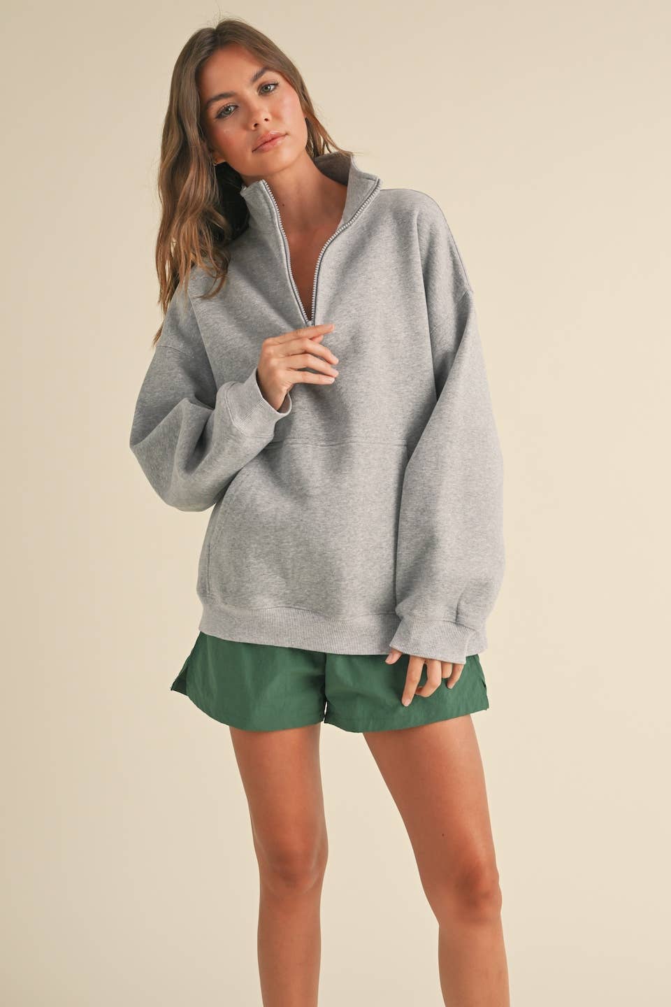 Fleece Oversized Pullover | Choose Color