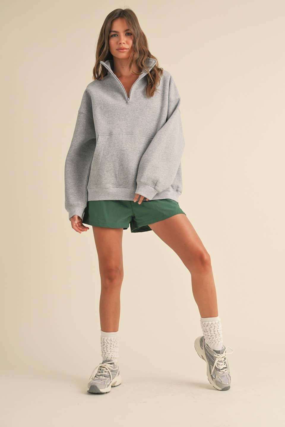 Fleece Oversized Pullover | Choose Color