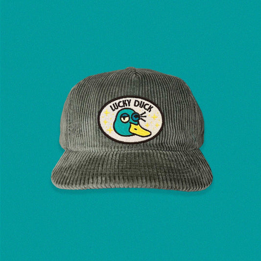 Lucky Duck Corduroy Hat