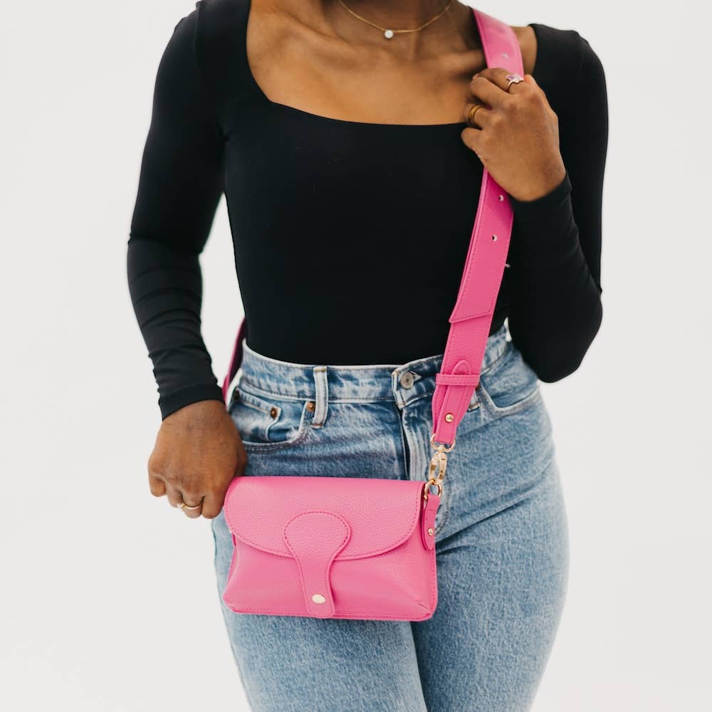 Khloe Vegan Leather Crossbody | Choose Color