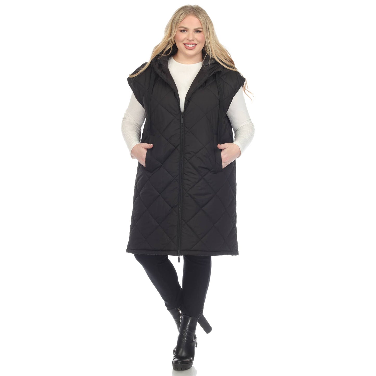 Diamond Quilted Puffer Vest