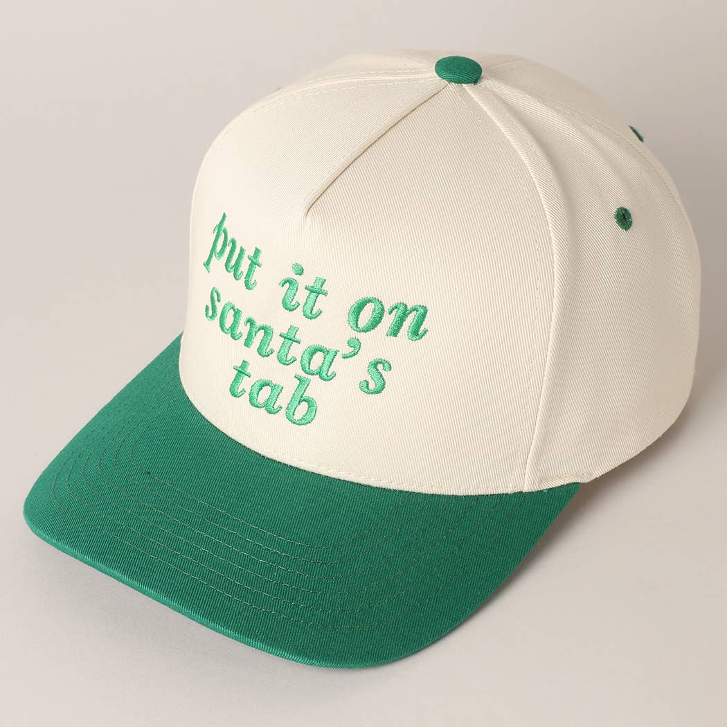 Put It On Santa's Tab Hat | Choose Color