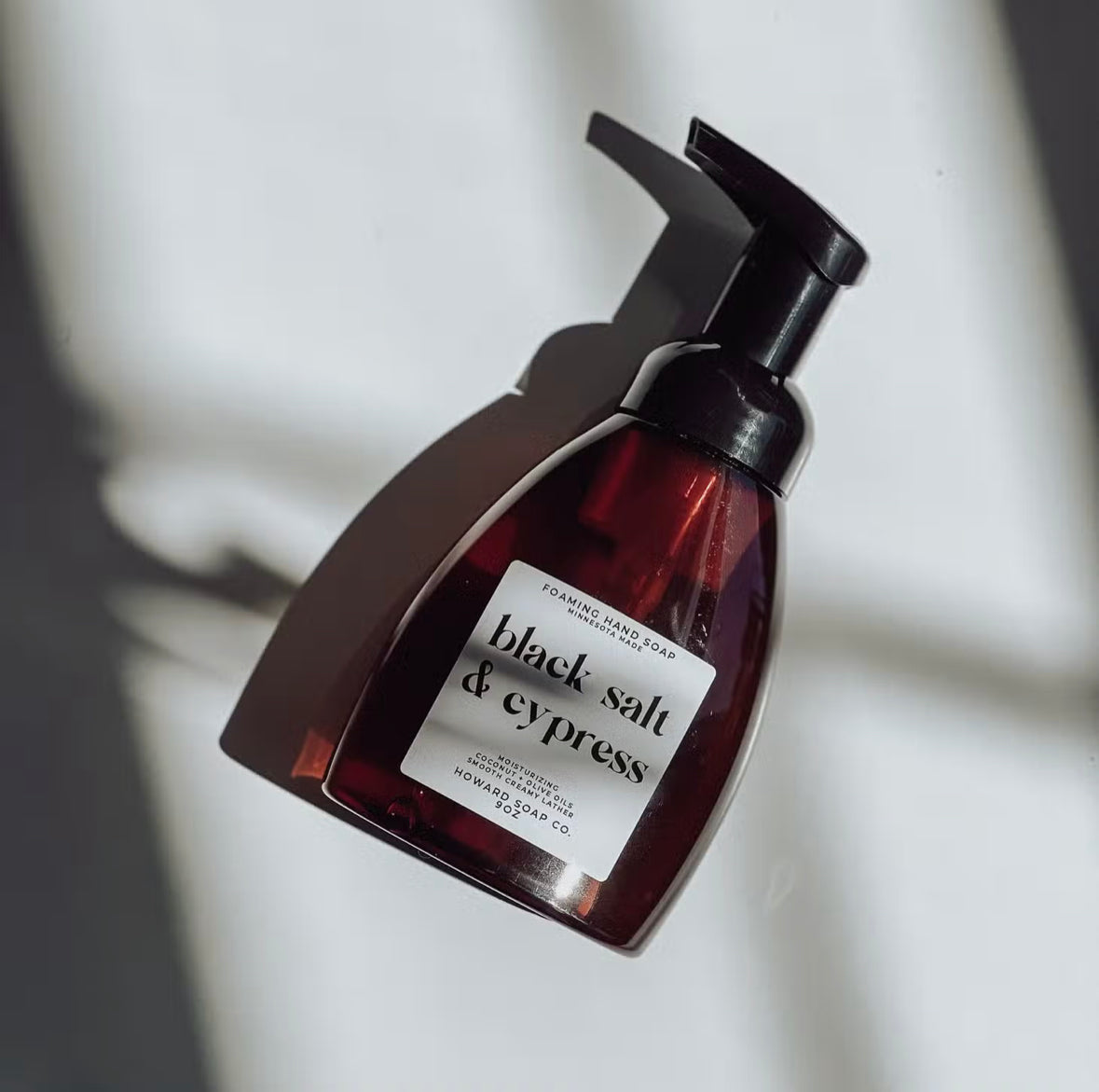 Foaming Hand Soap | Black Salt + Cypress