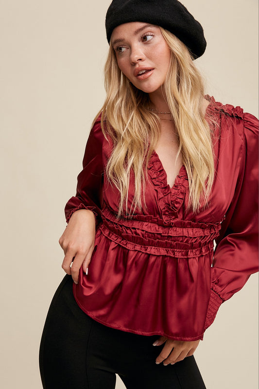 Wine Night Top | FINAL SALE