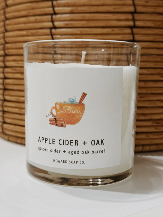 9 oz Candle | Apple Cider + Oak