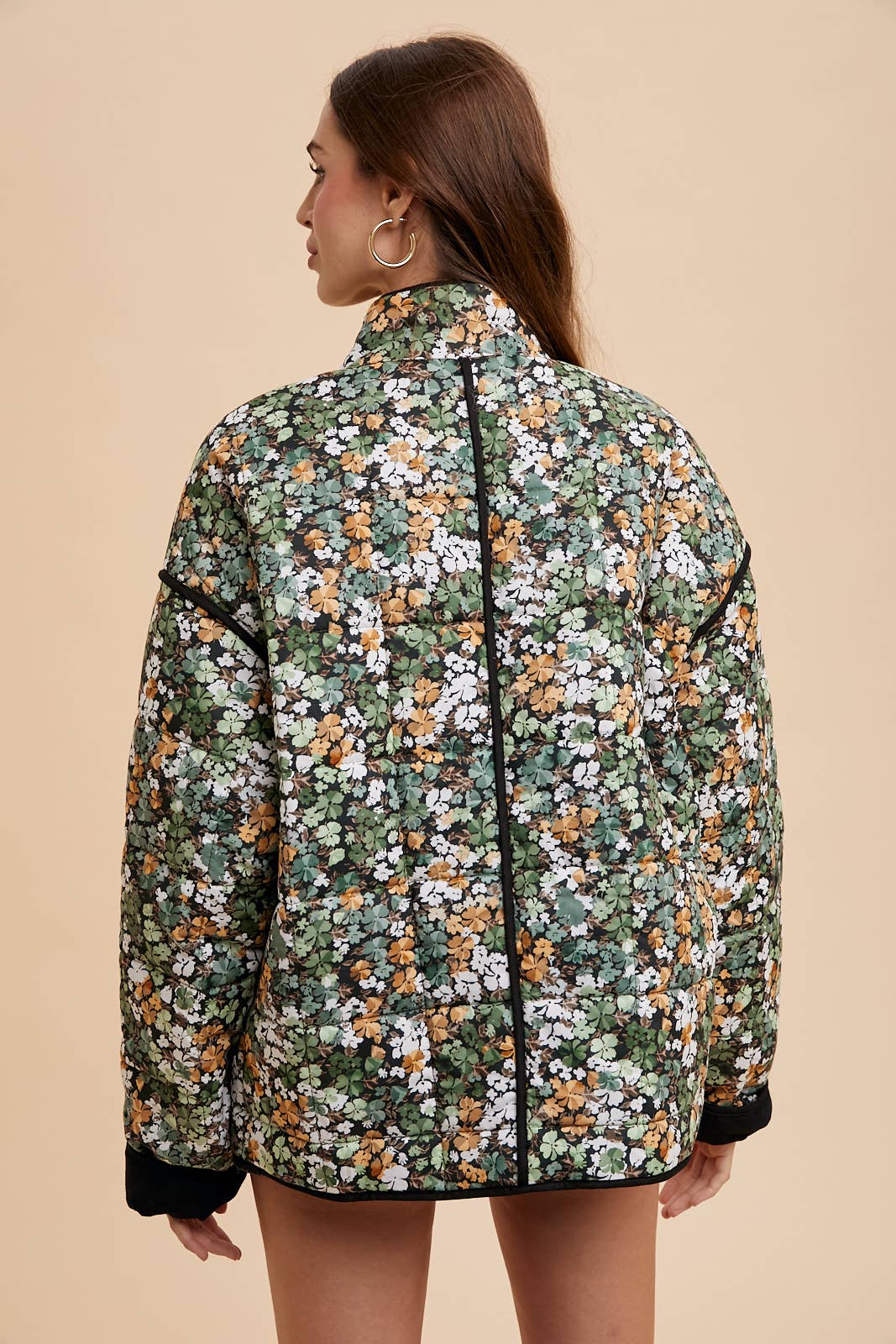 Quilted Floral Jacket