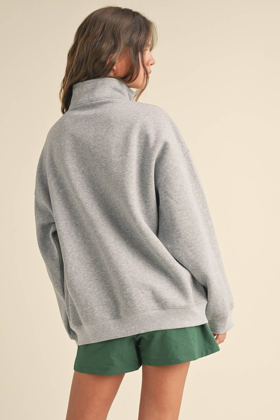 Fleece Oversized Pullover | Choose Color