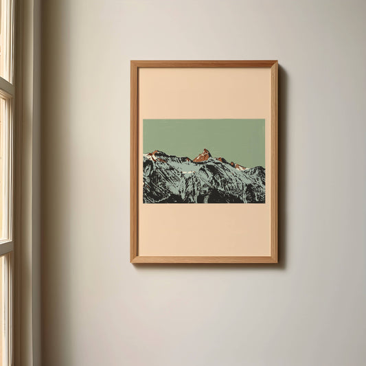 Mountains Art Print