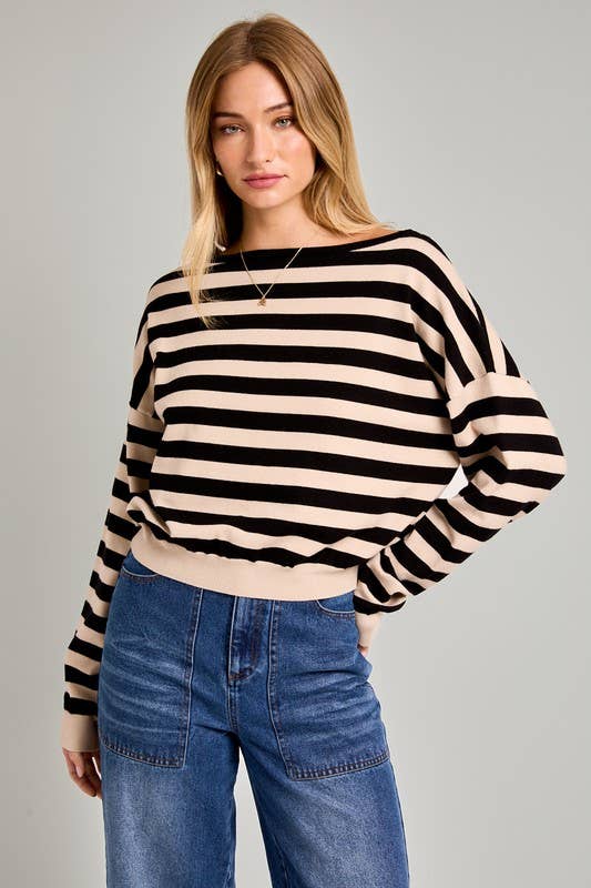 Pine Striped Sweater