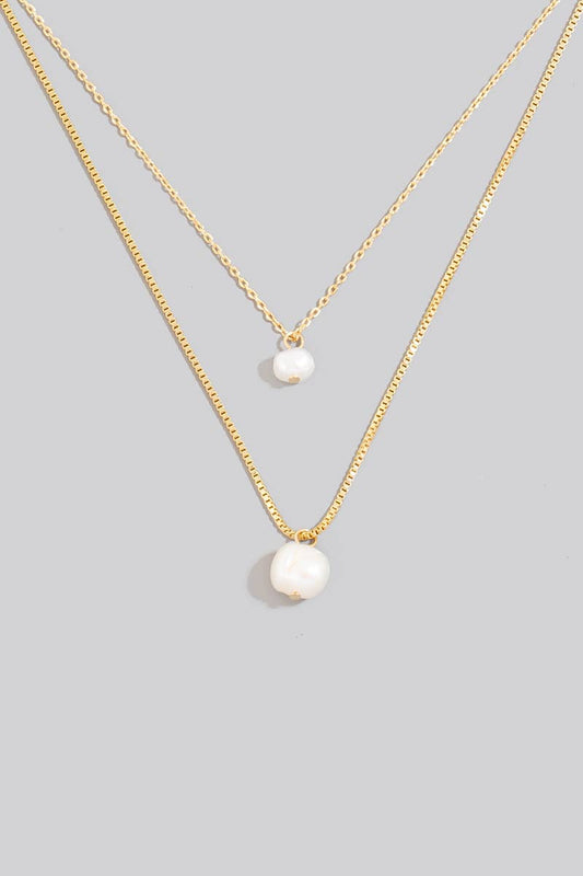 Pearl Pendant Dainty Necklace