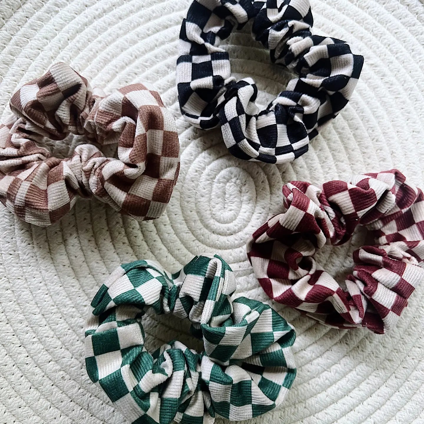 Checkered Scrunchie | Choose Color