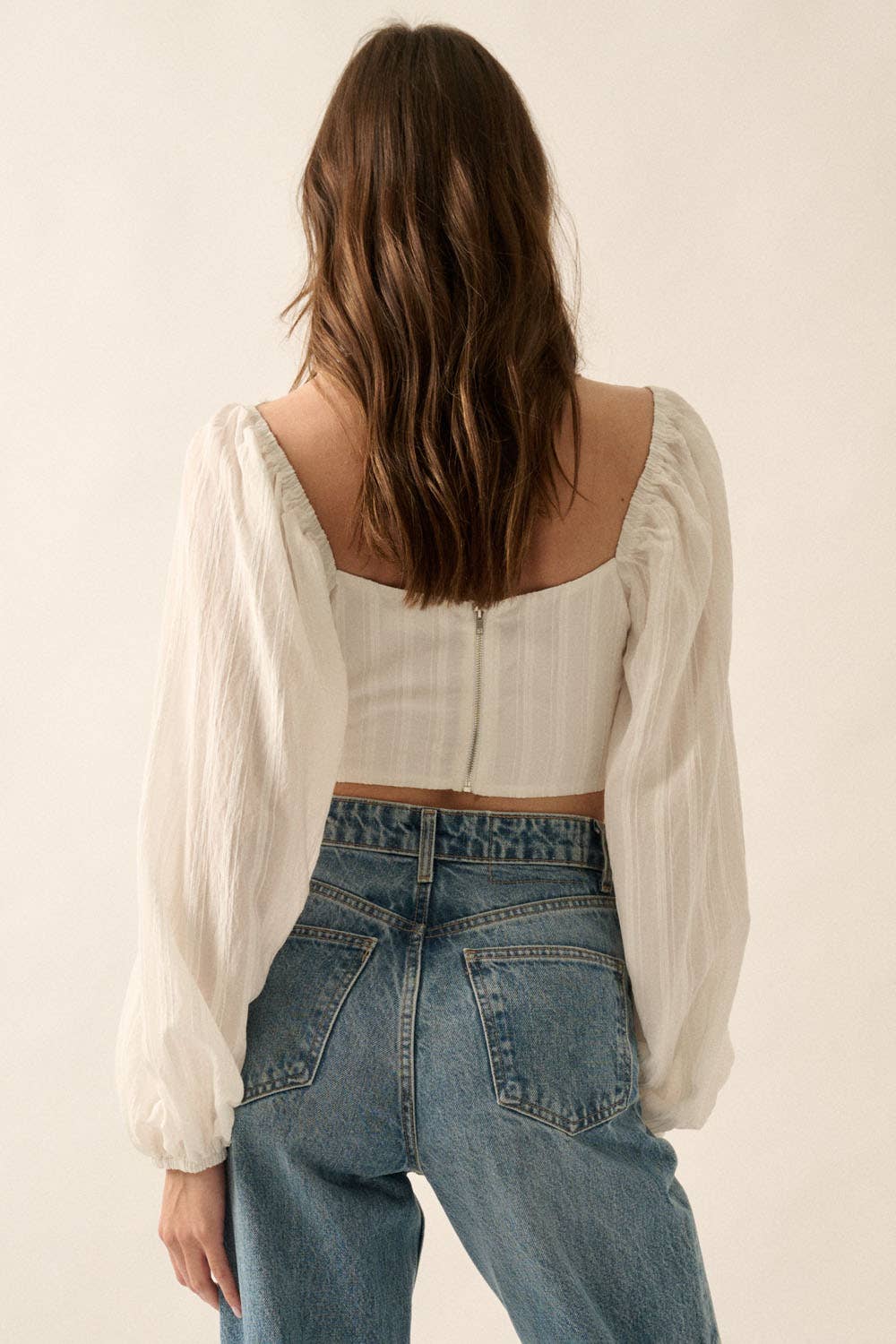 Kendal Cropped Corset Top