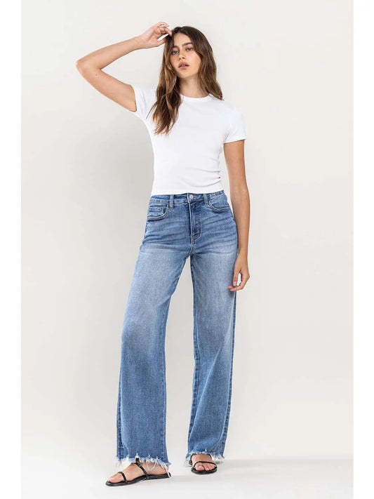 Super High Rise Loose Jeans | Medium Denim