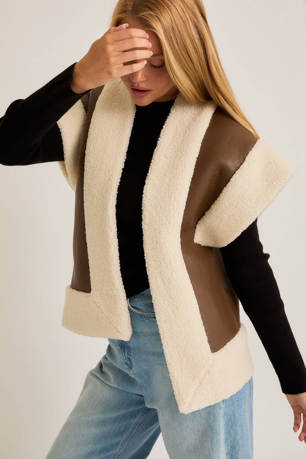 Oversized Polar Vest