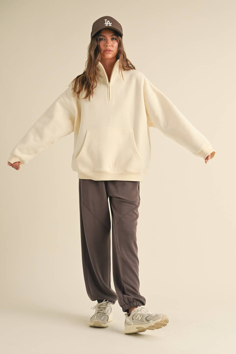 Fleece Oversized Pullover | Choose Color