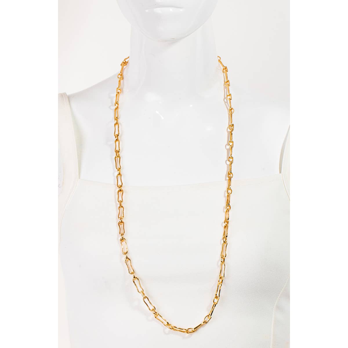 Chain Link Long Necklace