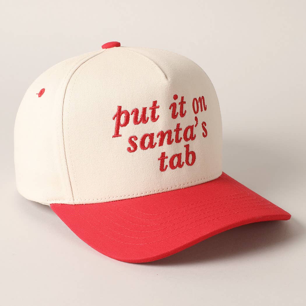 Put It On Santa's Tab Hat | Choose Color