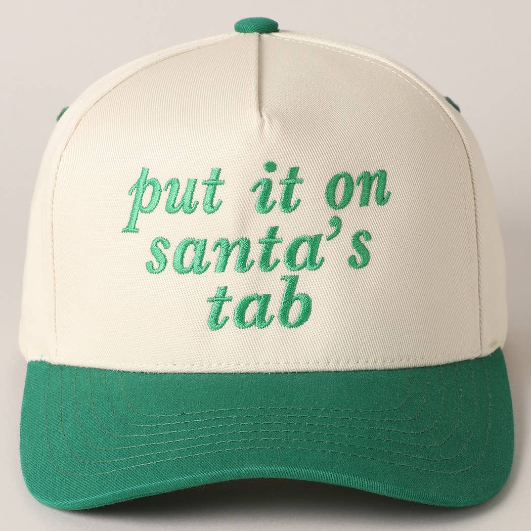 Put It On Santa's Tab Hat | Choose Color