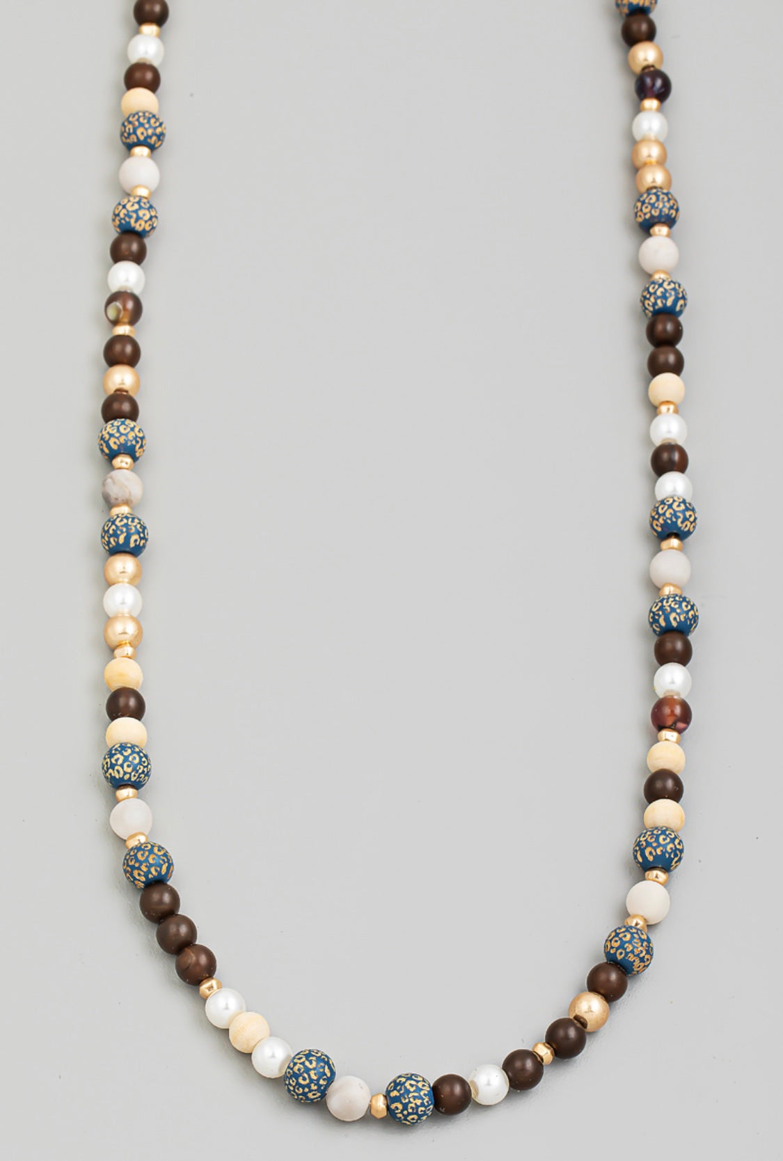 Assorted Beaded Long Necklace | Choose Color