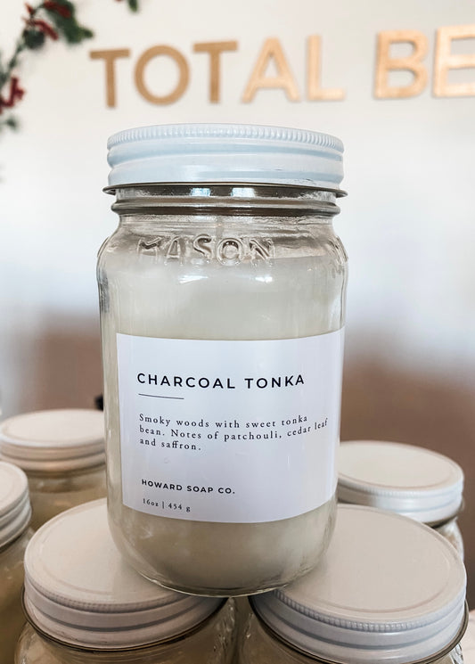 16 oz. Candle | Charcoal Tonka