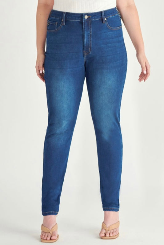 High Rise Skinny Jeans | Medium Denim